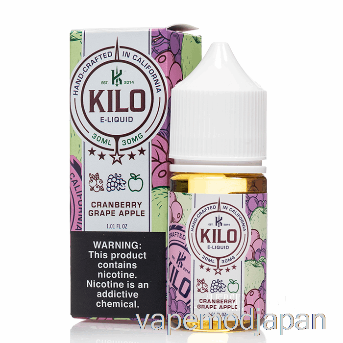 VAPE Japan クランベリー グレープ アップル - キロ リバイバル ソルト - 30ml 50mg